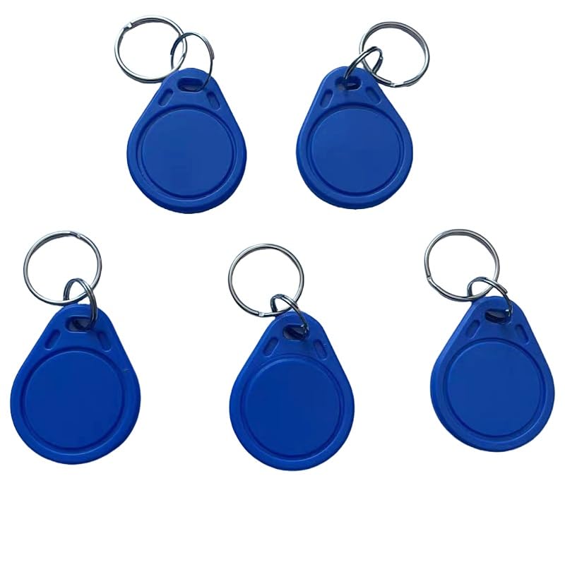 uid writable Tag 13.56mhz Block 0 Changeable Keyfob (Pack of 5) (Blue)
