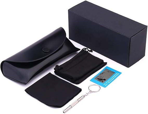 JF-XUAN Gafas de Sol polarizadas de la película de Aluminio y ...