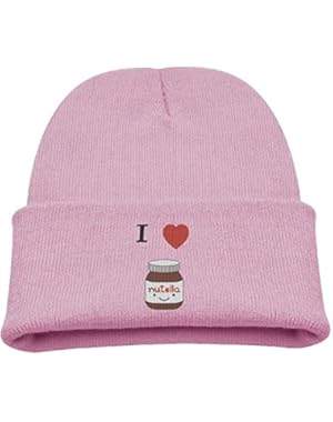 Autumn Winter Warm Cap Hat For Adult Baby Children I Love Nutella Chocolates Toddler Girls Boys Winter Hats Lovely...