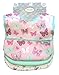Waterproof Feeder Bib w/Flip Pocket, 3 Pack, Fairies/Butterflies, Frenchie Mini Couture