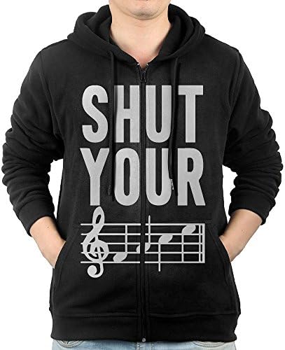 Shut Your Face-1 Hooded Sweatshirt Full Zip Hoodie With Pocket For Men