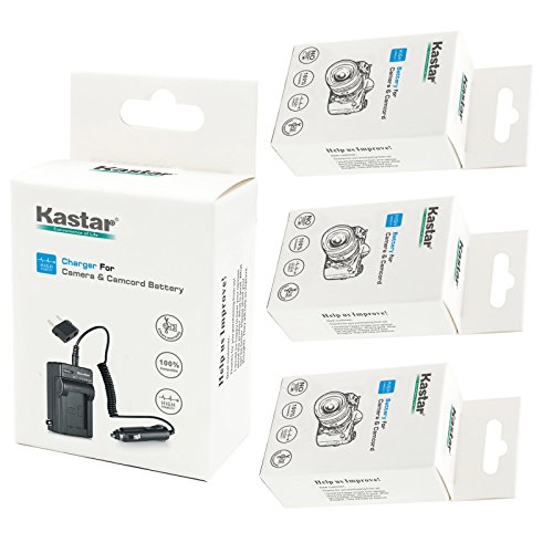Kastar 4-Pack Battery NP-FM500HN And LTD2 USB Charger Compatible With...