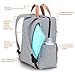 Diaper Bag Backpack by Kute 'n' Koo - New Enhanced Version - Designer Diaper Bag with 18 Handy Pockets, Stroller Straps, Changing Pad and 5 Stunning Colors (1st Generation, French Stripe)