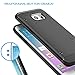 Galaxy S7 Edge Case, LUVVITT [Sleek Armor] Slim Shock Absorbing Flexible Back Cover TPU Rubber Case for Samsung Galaxy S7 Edge - Black