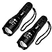HAUSBELL Extended Upgraded A100 Pro Flashlights 2 Pack, One Button Flash Tactical Led Flashlight, High Lumens Flash Light, Zoomable 5 Modes Camping Lights for Outdoor Hiking Emergency and SOS （2Pack）