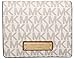 MICHAEL Michael Kors Womens Money Pieces Flap Card Holder Vanilla One Size