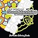 Black Background Ghost Mandalas: adult coloring book of blank outline mandalas on black pages (Coloring books for grownups) (Volume 38) by 