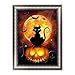Misright Creative 5D Diamond Halloween Painting DIY Embroidery Cross Stitch Home Decor Crafts Art