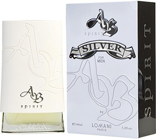 AB SPIRIT SILVER by Lomani EDT SPRAY 3.4 OZ for MEN (Package Of 4)