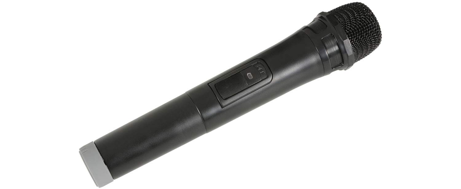 QTX 178.873UK | Replacement Handheld Wireless Microphone | For Busker PA, Quest PA & PAL PA Ranges - 174.1MHz,Black