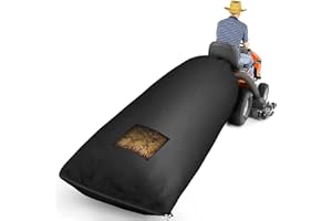 Lawn Tractor Grass Catcher Bag Leaf Collector Leaf Bagger for Riding Lawn Mower 6.6×4.3 Feet Wear-Resistant Large Capacity Le