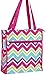 World Traveler Chevron Zigzag Collection Travel Tote Bag 12-inch