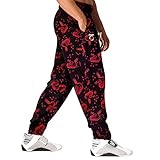 Otomix Men's Red Dragon Baggy Workout Pants