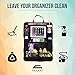 Car Back Seat Organizer for Kids - New X-large Holder with iPad Tablet Pocket, Storage for Bottles, Keeping Children Occupied and Organized During Rides