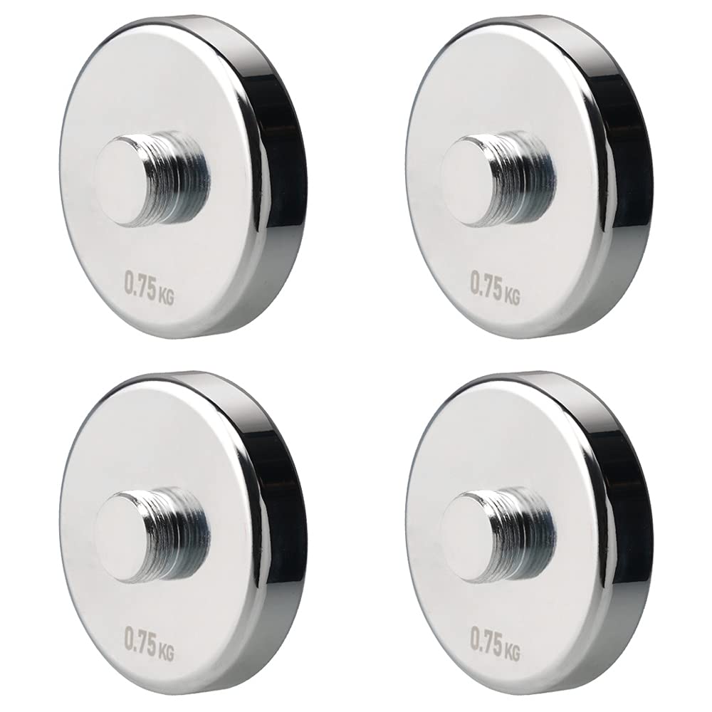 4 Pieces 0.75kg Weight Plates for 5kg Steel Dumbbells (4×0.75kg)