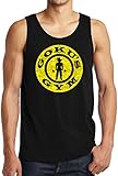 Goku's Gym Tank Top Anime Shirt Manga Workout Tee Distressed Black M