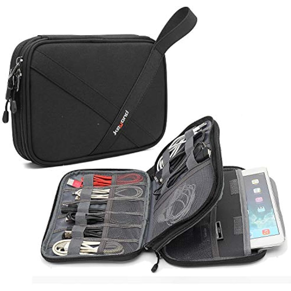 Electronics Accessories Carry Bag Cable Organiser Small Travel Case