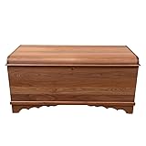 46" Cedar Hope Chest with Waterfall Top – Amish