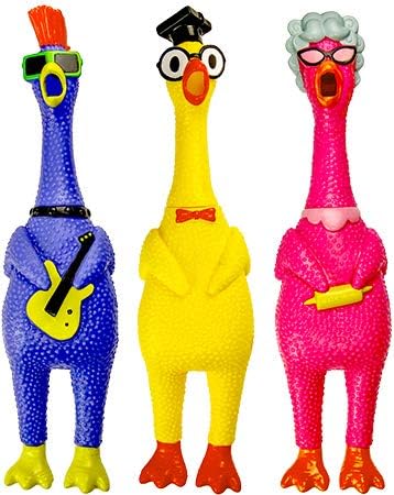 rubber chicken that makes noise