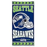 NFL Seattle Seahawks Fiber Reactive Beach Towel 30 x 60
