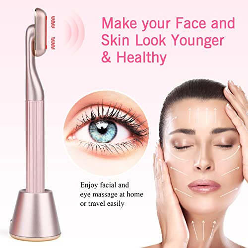 USUIE 4 in 1 Facial Wand, Red Light Therapy for Face and Neck, Facial