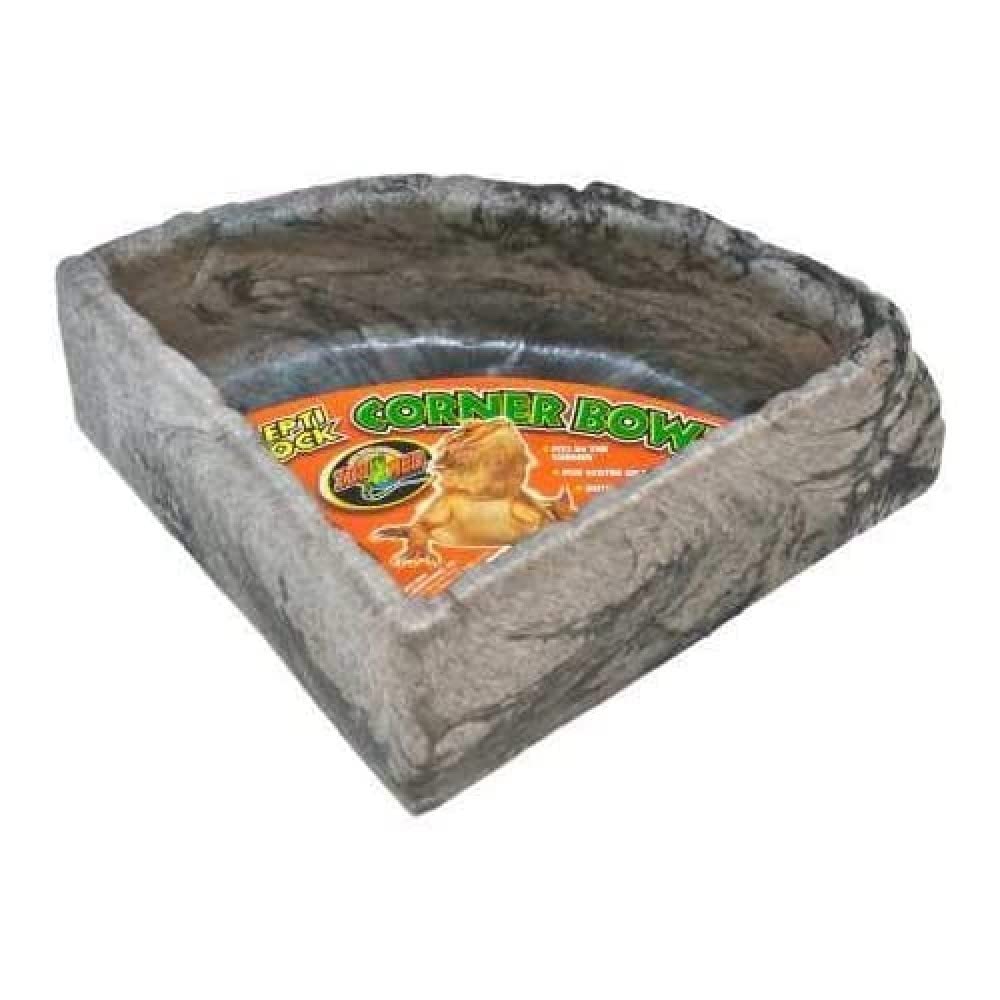 Zoo Med KB-40 Repti Rock Corner Bowl, Large