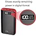 Power Bank Portable Charger 24000mAh High Capacity Dual Flashlights With LCD Indicator,3 USB Output Ports, Battery Pack For iPhone, iPad, Kindle, Samsung Galaxy,Android & More