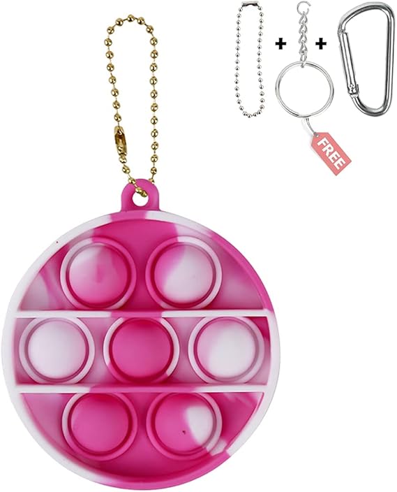 Pop it keychain, Pocket portable anti-anxiety simple ...