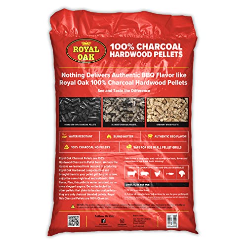 Royal Oak 100 Percent Hardwood Charcoal Pellets for Real BBQ Flavor