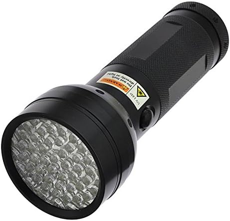 HQRP 51 LED UV 395 nM Ultra Violet Blacklight Flashlight TORCH LIGHT UV Meter