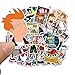 Philip J.Fry Futurama Cartoon Waterproof Laptop Stickers Waterproof Skateboard Snowboard Car Bicycle Luggage Decal 50pcs Pack (Futurama)