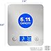 Smart Weigh 11 pounds or 5 kilograms Digital Multifunction Food and Kitchen Scale, Stainless Steel