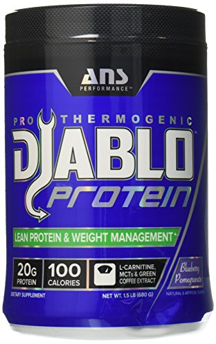 Ans performance diablo protein nutrition mixer, blueber…