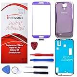 SlyPry S4 repair kit for Samsung Galaxy S4 Replacement Screen Glass Lens repair Kit S4 IV i9500 s4 prokit adhesive (Purple Mirage)