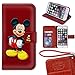 iPhone 6/6s Plus Wallet Case[5.5 inch], Onelee - Mickey Mouse Premium PU Leather Case Wallet Flip Stand Case Cover for iPhone 6/6S Plus with Card Slots
