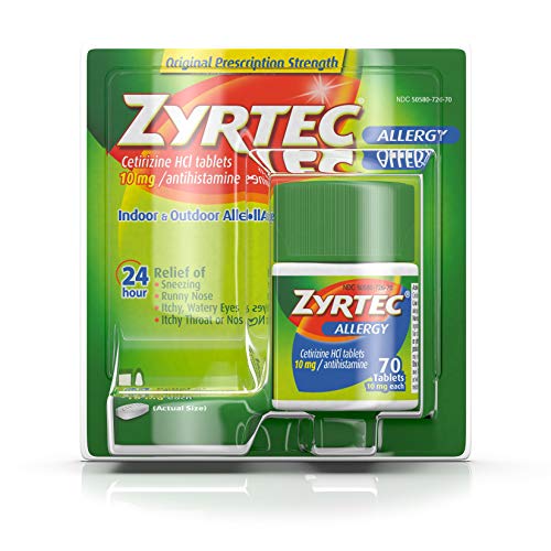 Zyrtec Allergy Relief Tablets, 70 Count in Pakistan