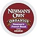 Newman's Own Organics French Roast Coffee single serve cups for Keurig K-Cup brewers (72 Count)
