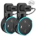TTAUFRD PDTXCLS Yuanling Outlet Wall Mount Hanger Stand for Dot 2nd Generation, A Space-Saving Solution for Your Smart Home Speakers Without Messy Wires or Screws (Black 2 Pack)