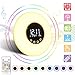 Alarm Clock Lamp,GLIME Wake up Light Remote Control Sunrise Simulation Digital Alarm Clock /FM Radio/ Night Light/Date/Temperature Colorful Illumination DC 5V Tap/Remote Control Kids Night Light