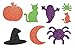 Glitter Halloween Adhesive Foam Shapes - Crafts for Kids and Fun Home Activities