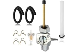 Earlyred Petcock Fuel Vavle for Honda Fourtrax TRX 300 250 200 TRX300 TRX250 TRX200/ Big Red ATC250 ATC250R ATC 250 R ES ATC250ES ATC250SX ATV Accessories Parts 1985-1987 Gas Tank Switch Shutoff Valve