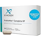 XYMOGEN ProbioMax Daily 100B - 100 Billion CFU Probiotic Supplement - Dairy Free Probiotics with Lactobacillus acidophilus + Bifidobacterium lactis - Formerly ProbioMax DF (30 Acid Resistant Capsules)