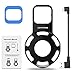 LOVPHONE Outlet Wall Mount Hanger Stand for Amazon Alexa Echo Dot 2nd Generation,Space-Saving for Your Smart Home Speakers Without Messy Wires or Screws - Short Charging Cable Included (Black)