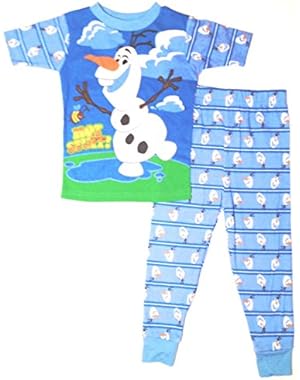 Frozen Toddler Boys Olaf 2-piece Cotton Pajama Set (3T)
