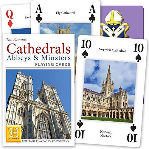 HPC Cathedrals of England & Wales Set Of 52 Playing Cards + Jokers