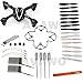 AVAWO for Hubsan X4 H107L 8-in-1 Quadcopter Black/White Spare Parts Crash Pack Parts (As shown)