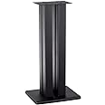 Monolith 24 Inch Speaker Stand (Each) - Supports 75 lbs, Adjustable Spikes, Compatible With Bose, Polk, Sony, Yamaha, Pioneer and others, Black