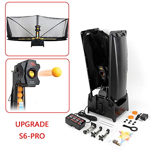 image for Eapmic Ping Pong Robot with 36 Different Spin Balls Automatic Ball Lau