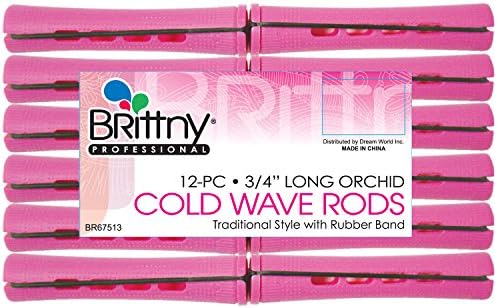 Brittny Professional Salon Cold Wave Curling Rods (48 Rods)