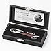 Laguiole By FlyingColors Wine Opener Sommelier Professional Waiter's Corkscrew. Rose wood Handle, Wooden Gift Box